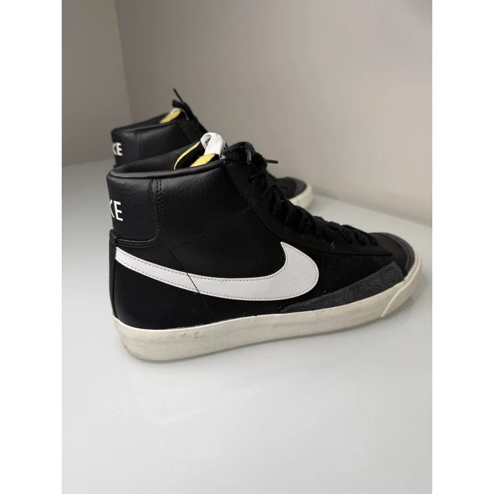 Nike Blazer Mid '77 Vintage Shoes Black White Sail BQ6806-002 Men's Size 11